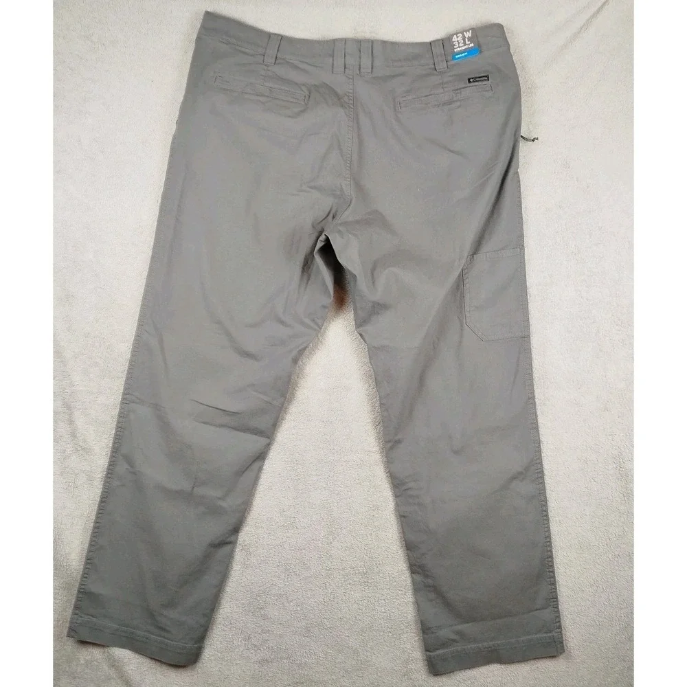 NWT Columbia Omni Shade Gray Pants Men's 44X32 Outdoors Hiking‎ Travel UPF 50